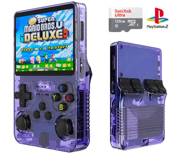 Portátil R36S™ Original - 21.500 Jogos de 20+ Consoles (180 dias de Garantia)